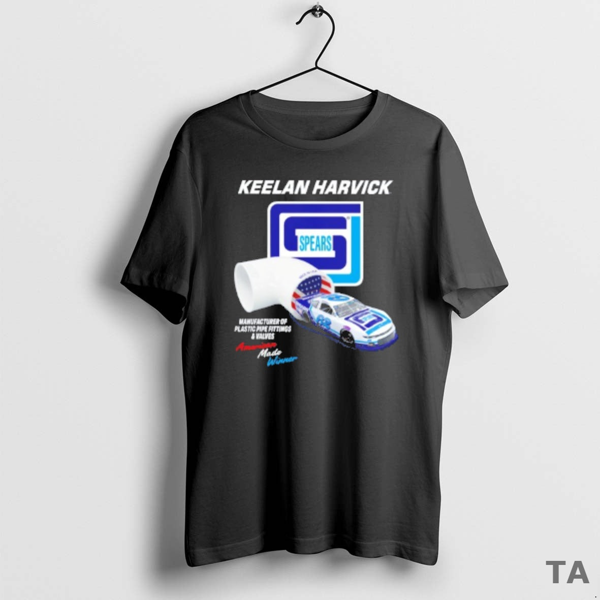 Top Keelan Harvick Manufacturer Of Plastic Pipe Fittings And Valves American Made Winner T-Shirts, Hoodie, Sweatshirt