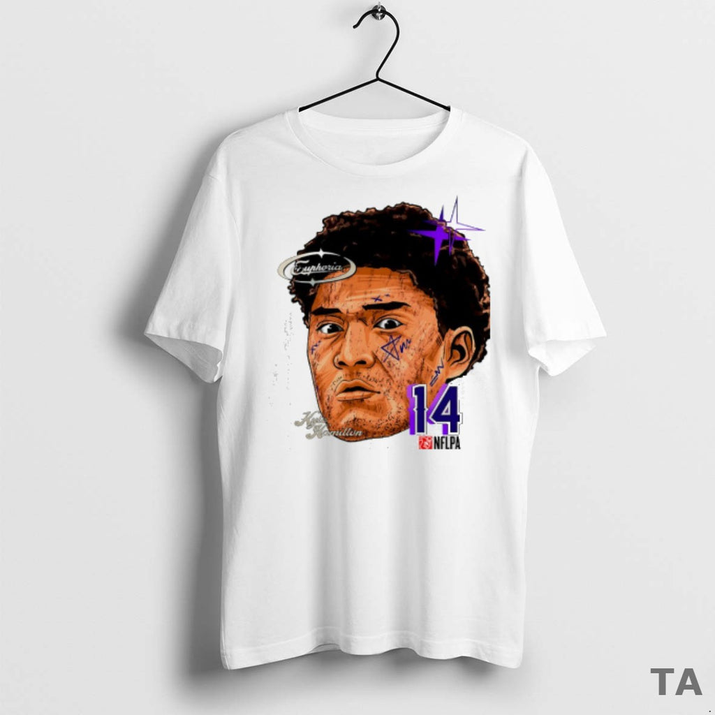 Top Kyle Hamilton 14 Baltimore Ravens Big Head Comic T Shirt Sweater