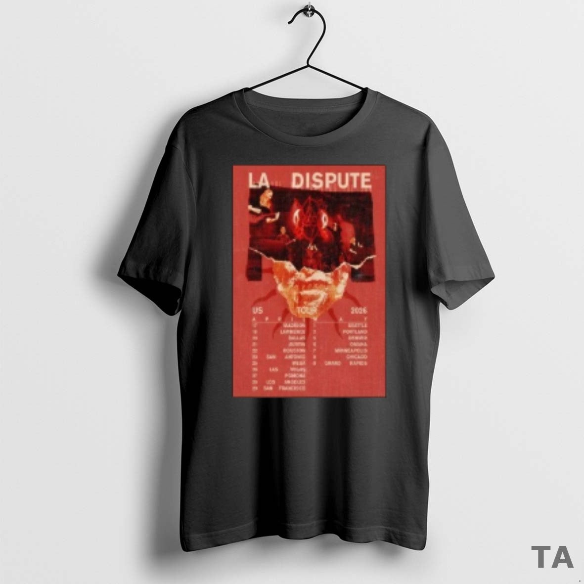 Top La Dispute No One Was Driving The Car Tour 2025 T Shirt Sweater