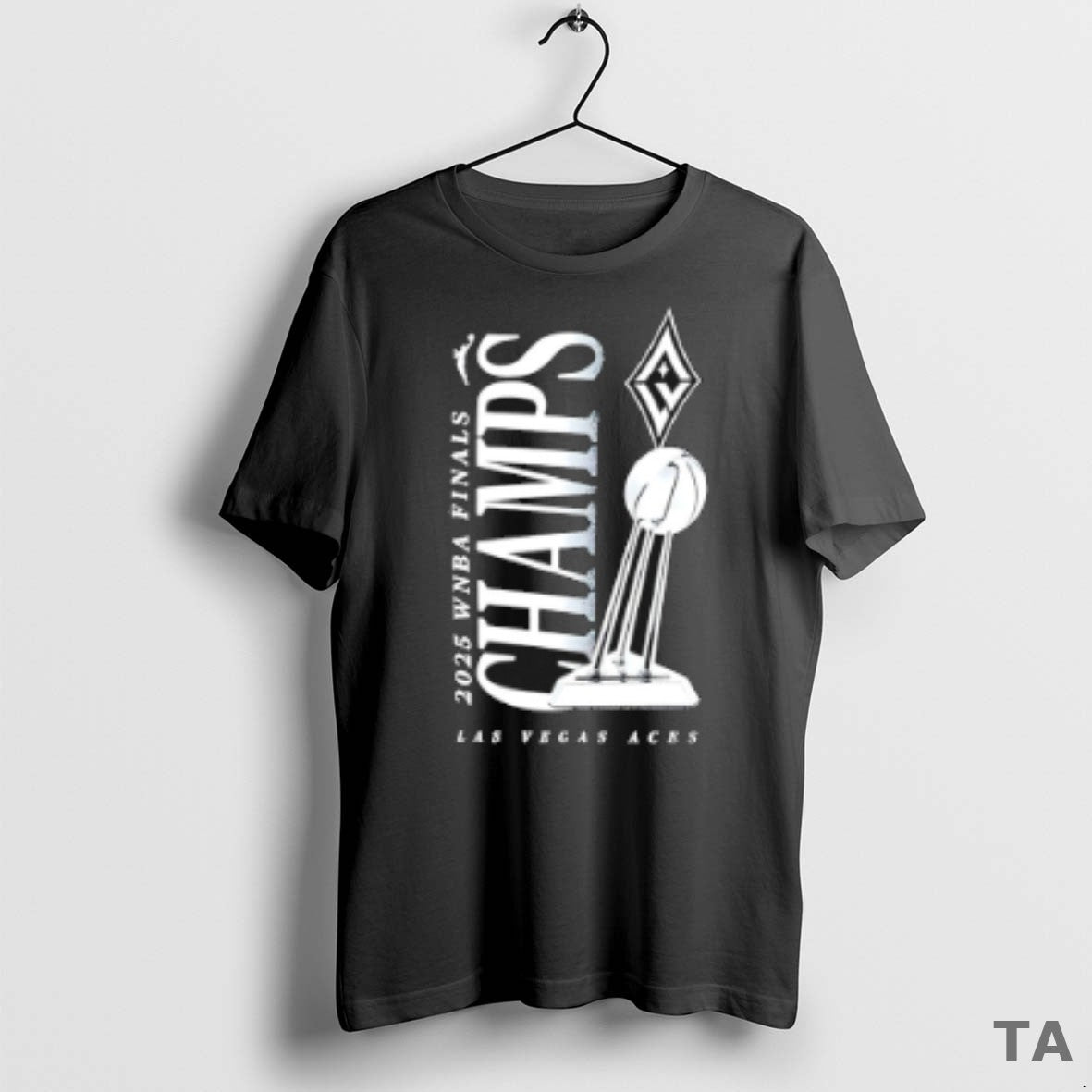 Top Las Vegas Aces 2025 Wnba Finals Champions Trophy T Shirt Sweater