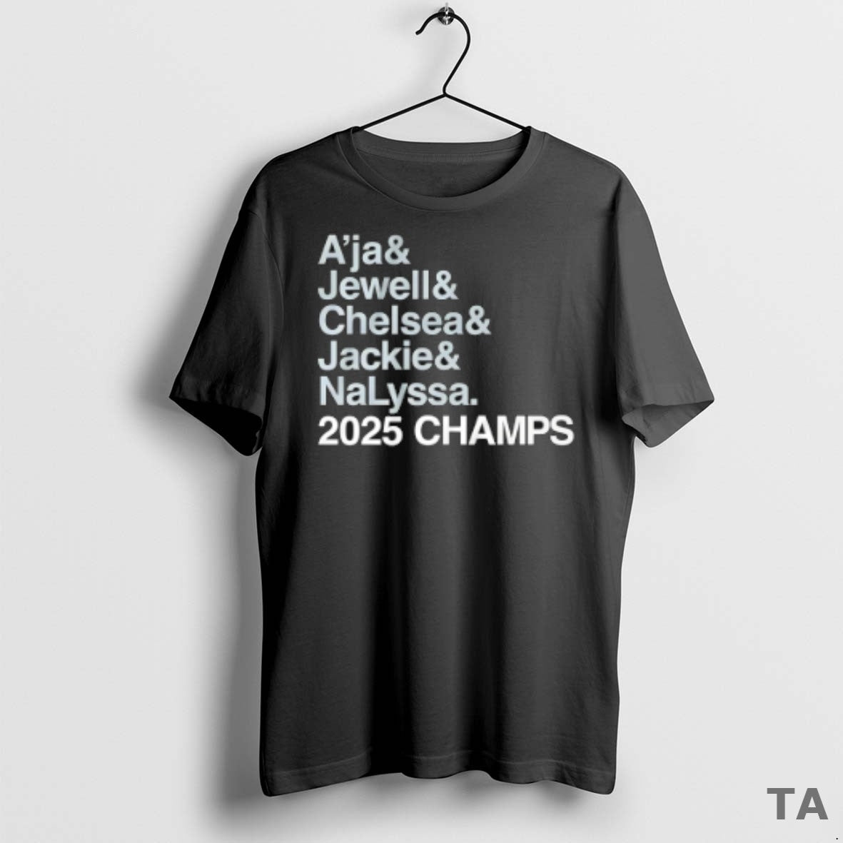 Top Las Vegas Aces Aja And Jewell And Chelsea And Jackie And Nalyssa 2025 Champs