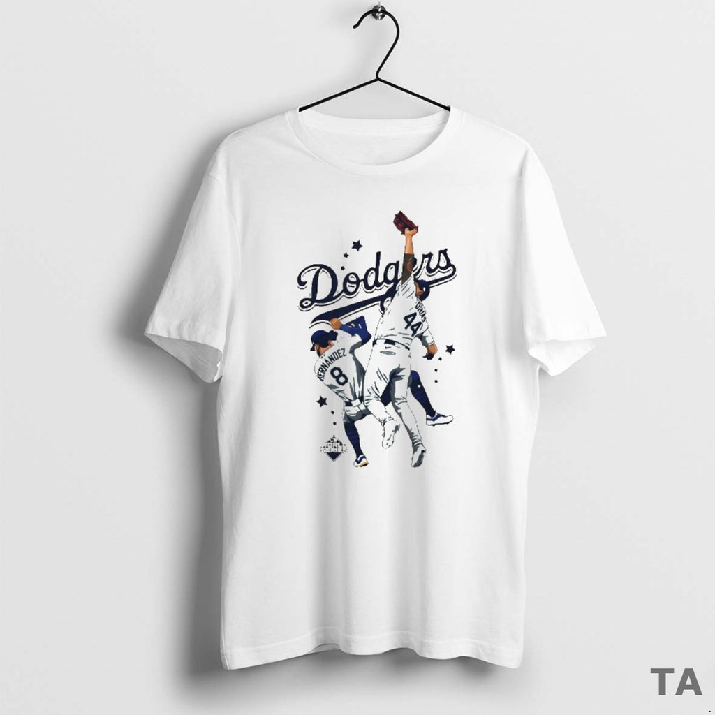Top Los Angeles Dodgers Kike Hernandez And Andy Pages Catch 2025 World Series Champs T-Shirts, Hoodie, Sweatshirt