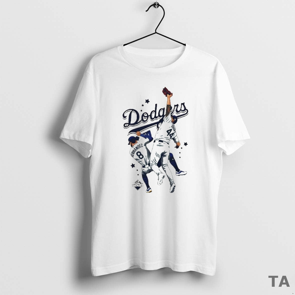Top Los Angeles Dodgers Kike Hernandez And Andy Pages Catch 2025 World Series Champs T-Shirts, Hoodie, Sweatshirt