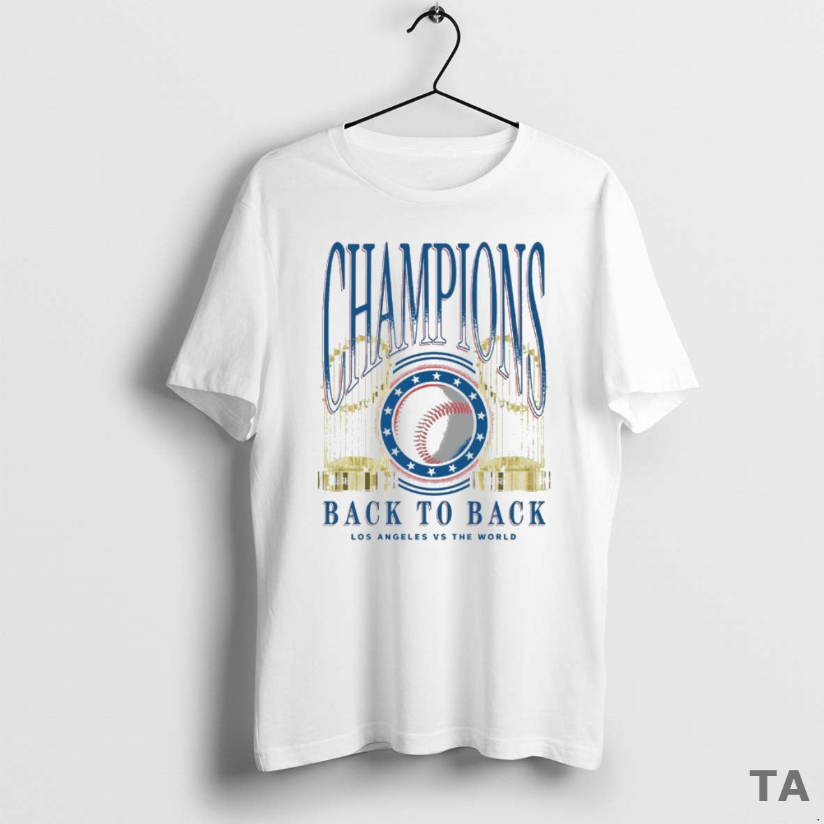 Top Los Angeles Dodgers Vs The World 2025 Mlb Champions Back To Back Trophies T-Shirts, Hoodie, Sweatshirt | InkNestWear.com