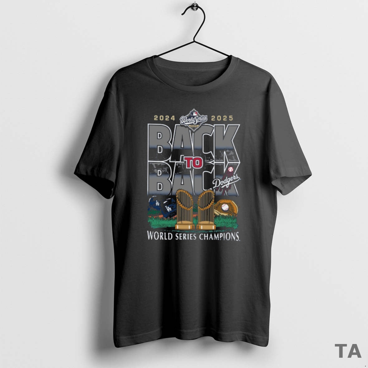 Top Los Angeles Dodgers Win Toronto Blue Jays 2025 Back Back Mlb World T-Shirts, Hoodie, Sweatshirt