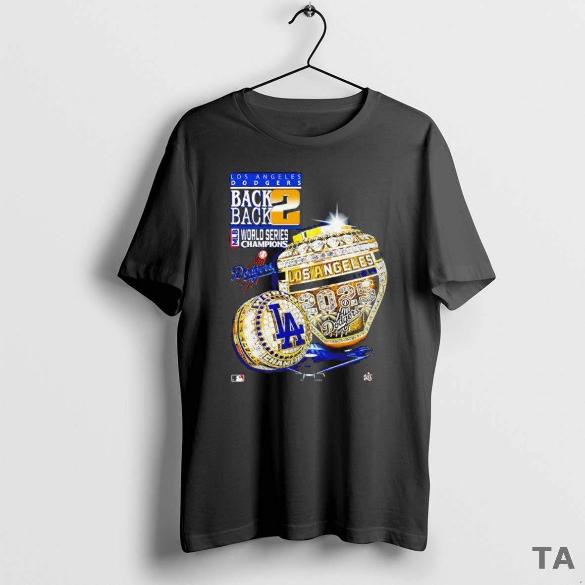 Top Los Angeles Dodgers Back To Back 2025 Mlb World Series Champions Rings T-Shirts, Hoodie, Sweatshirt | InkNestWear.com