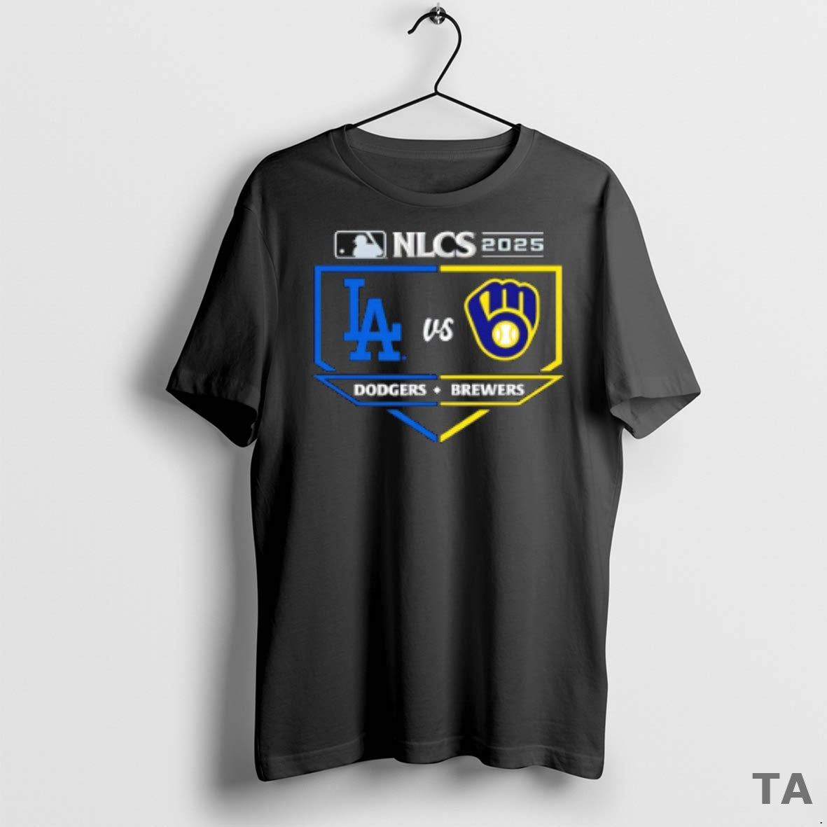 Top Milwaukee Brewers Vs Los Angeles Dodgers 2025 Nlcs Matchup T Shirt Sweater