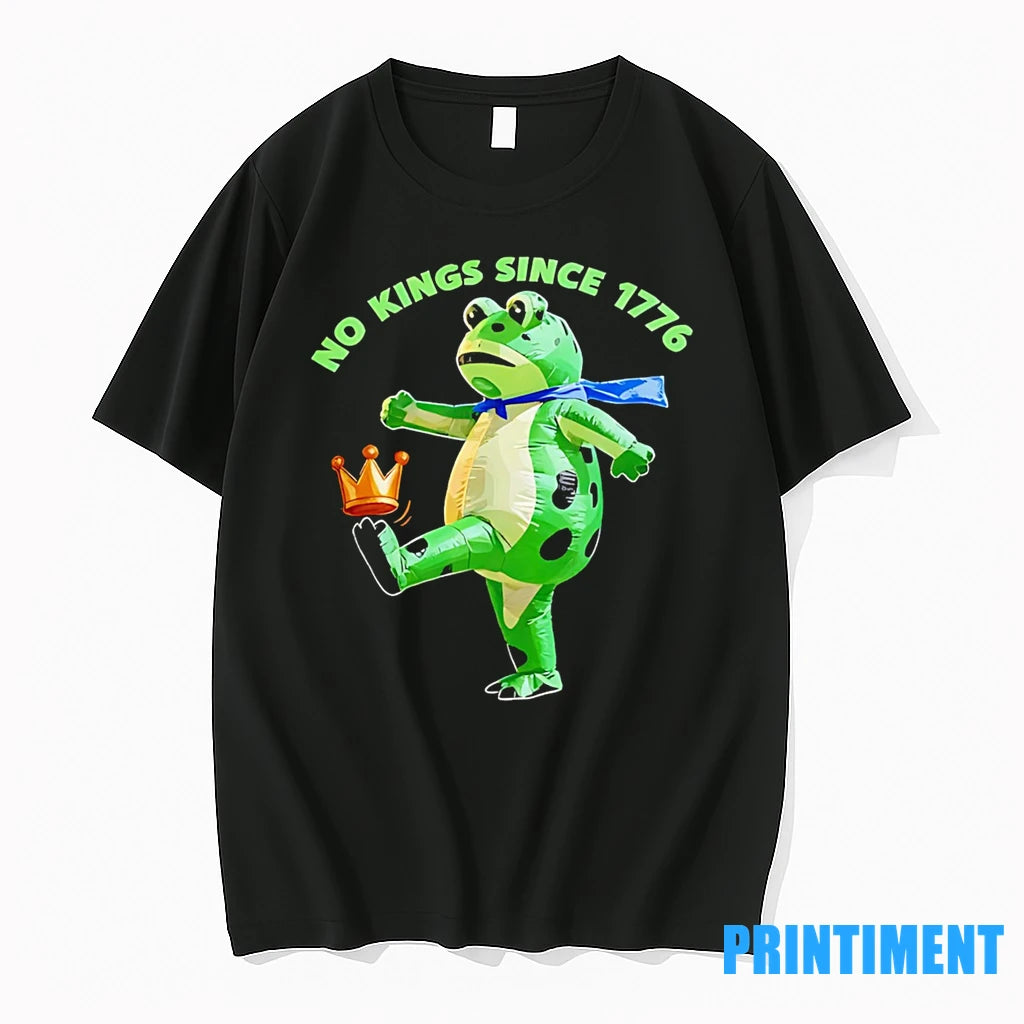 Top No Kings Since 1776 Portland Frog Protest Resist Tshirts Sweater