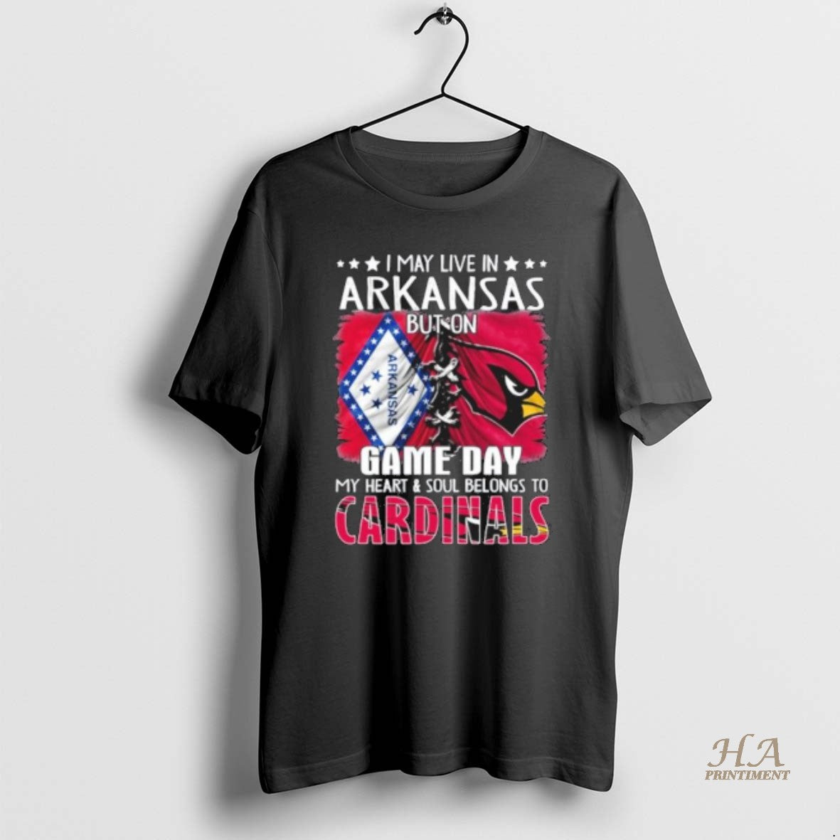 Top Official I May Live In Arkansas But On Gameday My Heart And Soul Belongs T-Shirts, Hoodie, Sweatshirt | InkNestWear.com