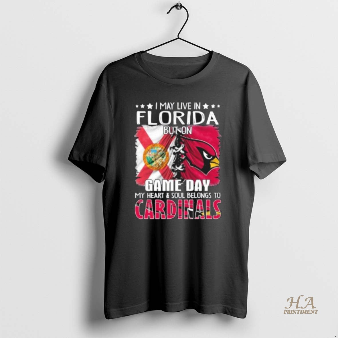 Top Official I May Live In Florida But On Gameday My Heart And Soul Belongs T-Shirts, Hoodie, Sweatshirt | InkNestWear.com