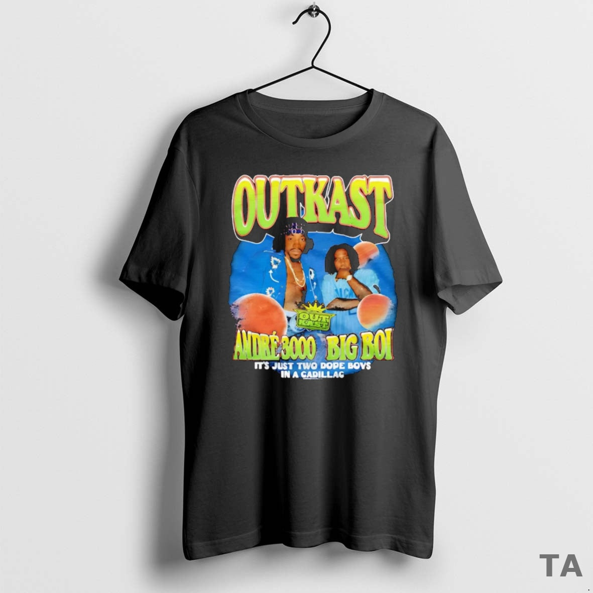 Top Outkast Andre 3000 Big Boi Just 2 Dope Cadillac T-Shirts, Hoodie, Sweatshirt