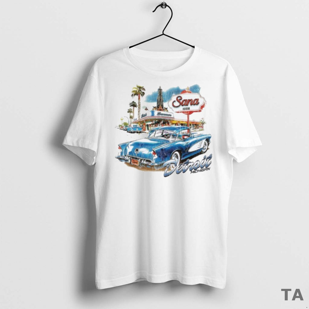 Top Sana Detroit Michigan Cruise T Shirt Sweater