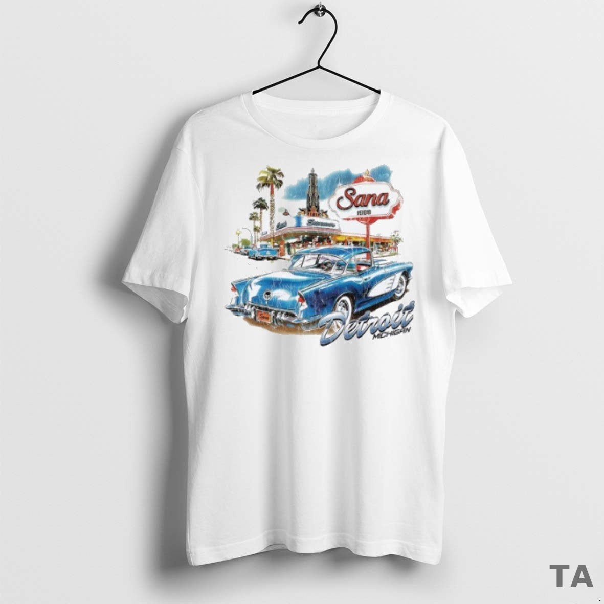 Top Sana Detroit Michigan Cruise T Shirt Sweater