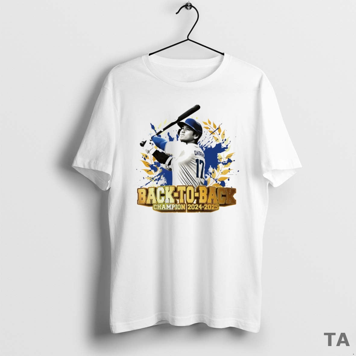 Top Shohei Ohtani Los Angeles Dodgers Back To Back Champion 2024 2025 Wreath Logo Circle T-Shirts, Hoodie, Sweatshirt