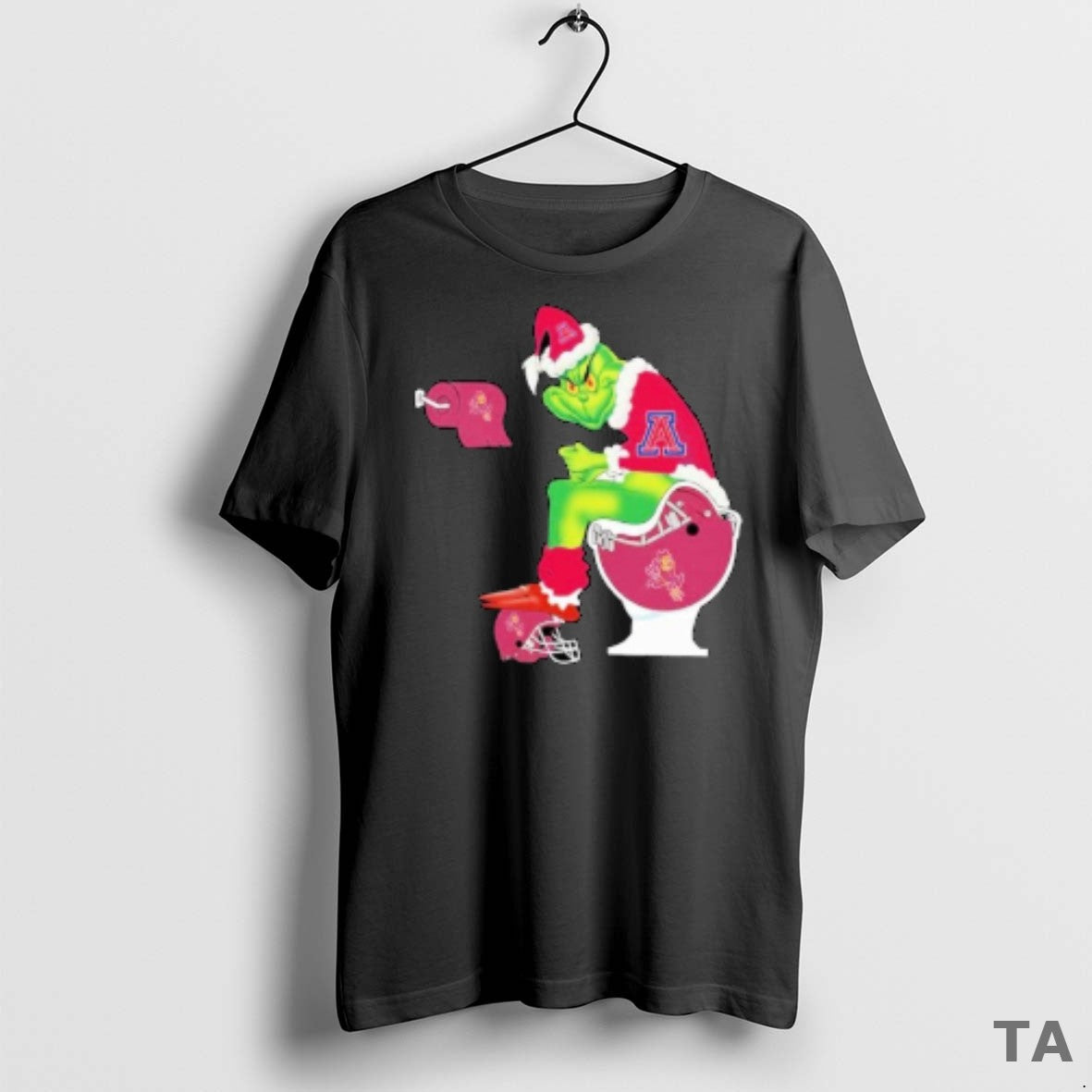 Top The Grinch Arizona Wildcats Sitting On Toilet Arizona State Sun Devils Holiday Christmas