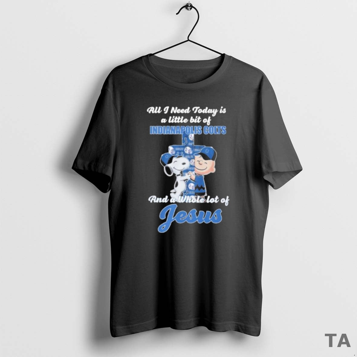 Top The Peanuts All I Need Today Is A Little Bit Of Indianapolis Colts And T-Shirts, Hoodie, Sweatshirt | InkNestWear.com