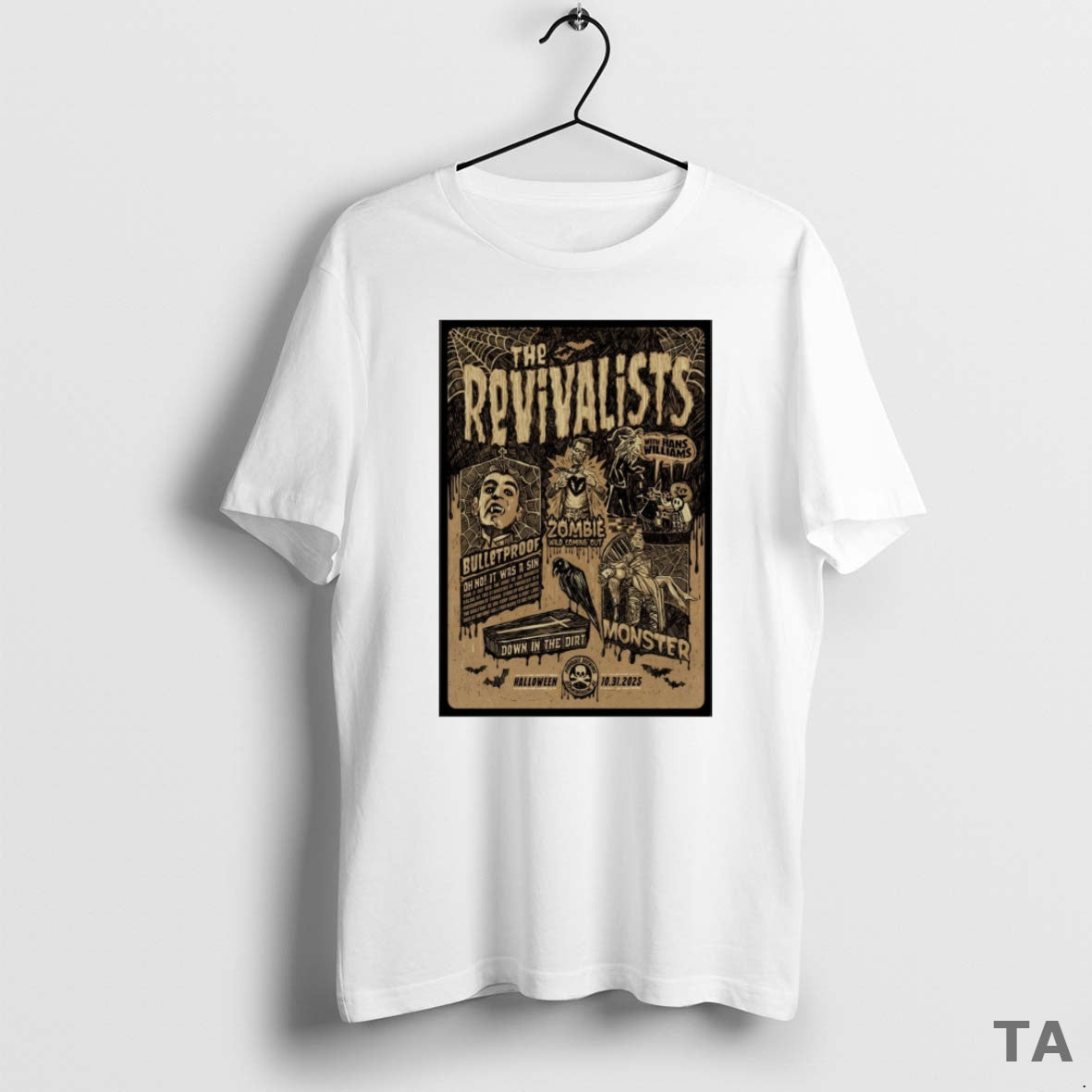 Top The Revivalists Avondale Brewing Company In Birmingham Al October 31 2025 Halloween T-Shirts, Hoodie, Sweatshirt