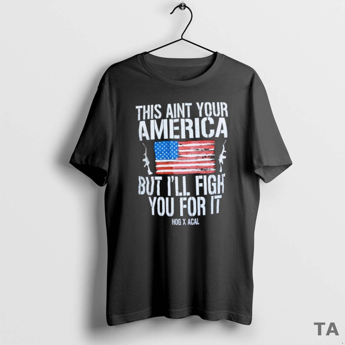 Top Tom Macdonald This Aint Your America But Ill Fight You For It Hog T-Shirts, Hoodie, Sweatshirt | InkNestWear.com