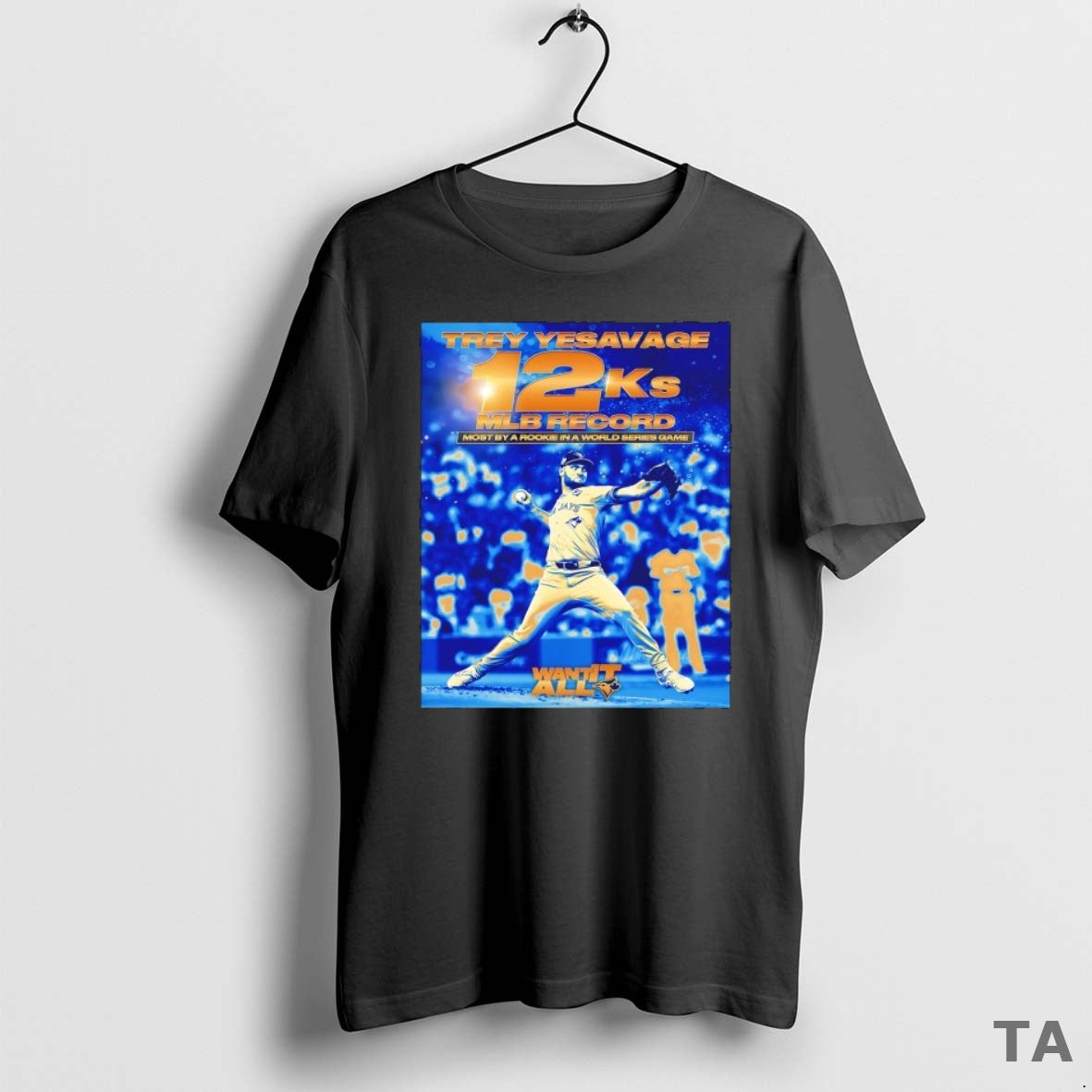 Top Trey Yesavage 12ks Mlb Record Most By A Rookie In A World Series Game T-Shirts, Hoodie, Sweatshirt | InkNestWear.com