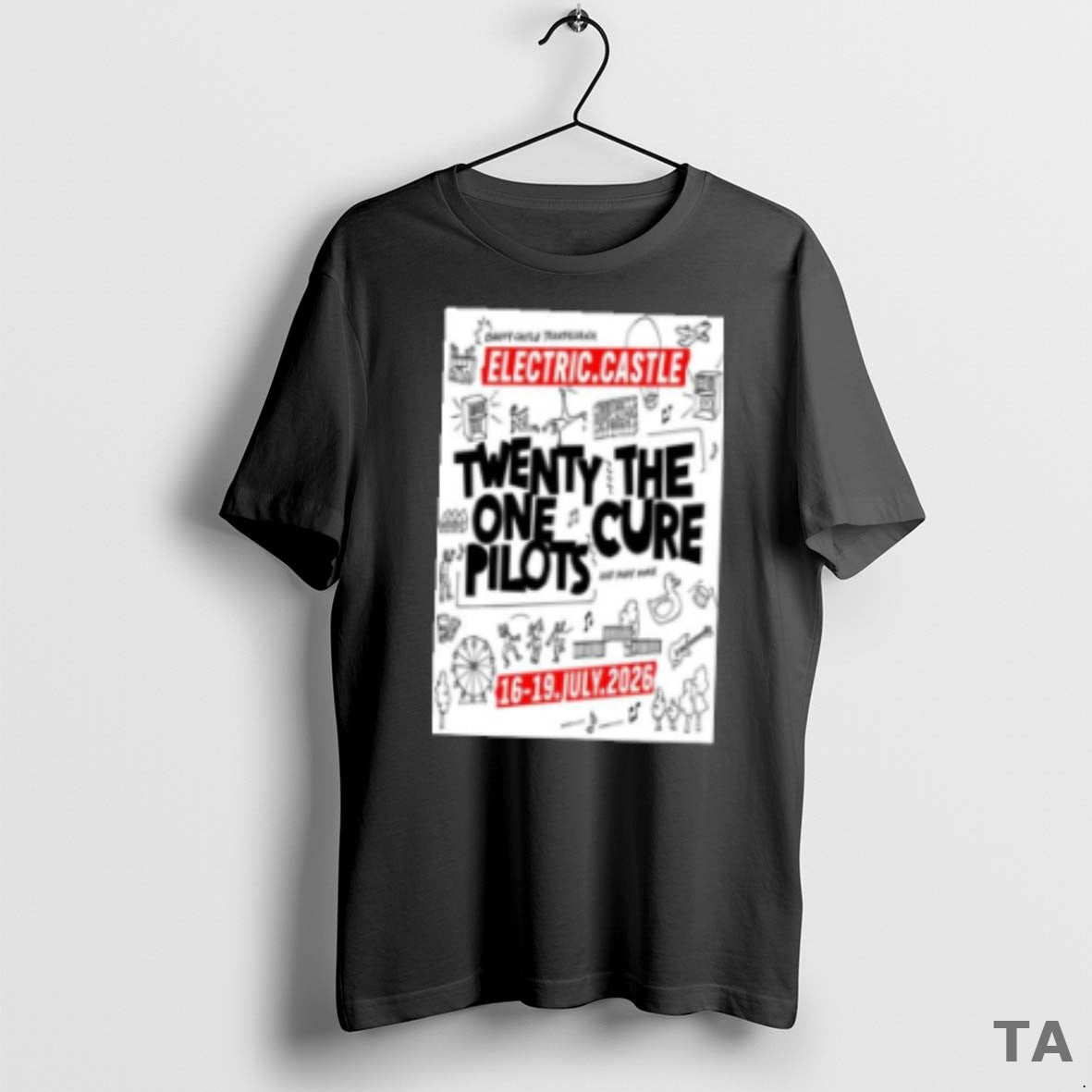 Top Twenty One Pilots Electric Castle July 16 19 2026 T Shirt Sweater
