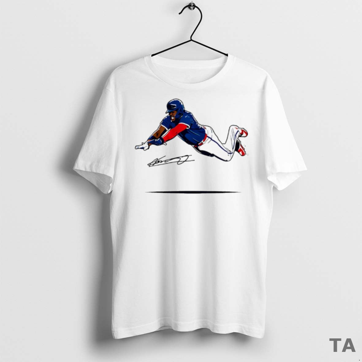 Top Vladimir Guerrero Jr Toronto Blue Jays Super Vlad Flying Slide Signature T Shirt Sweater