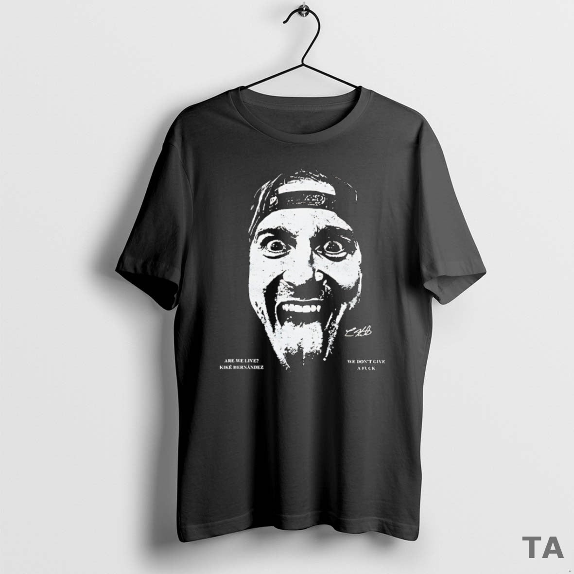 Top We Dont Give A Fuck Are We Live Kike Hernandez Big Head T-Shirts, Hoodie, Sweatshirt | InkNestWear.com