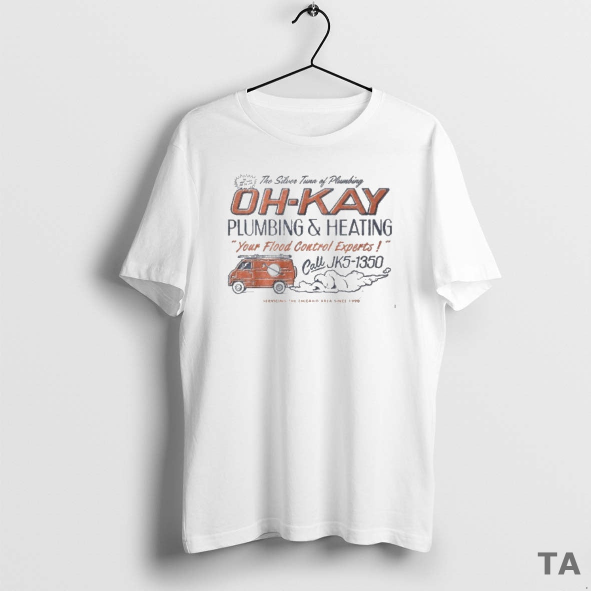 Top Oh Kay Plumbing And Heating Your Flood Control Experts Call Jk5 1350 T-Shirts, Hoodie, Sweatshirt | InkNestWear.com