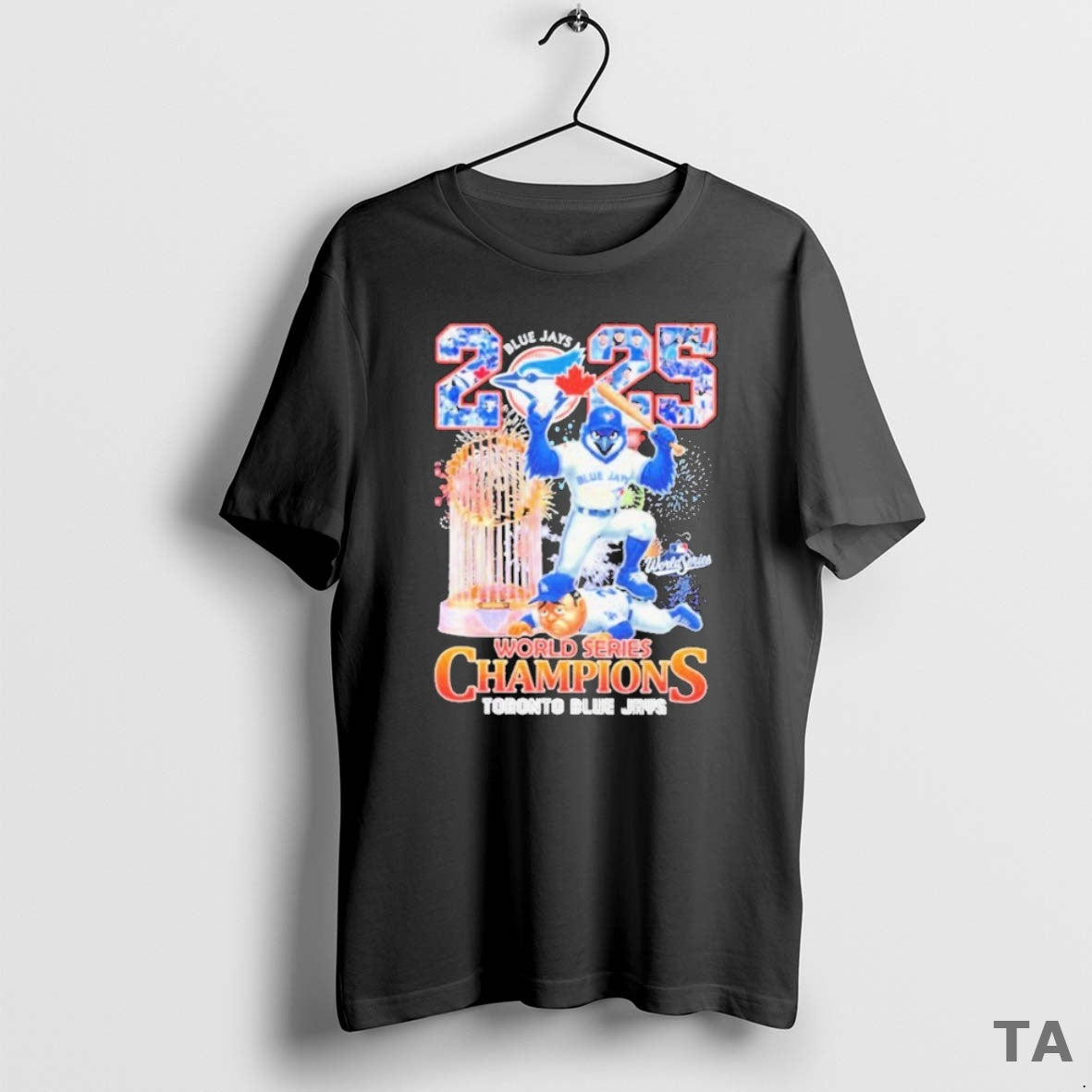 Top Toronto Blue Jays Stomp Los Angeles Dodgers 2025 Baseball World Series Champions Mascot T-Shirts, Hoodie, Sweatshirt