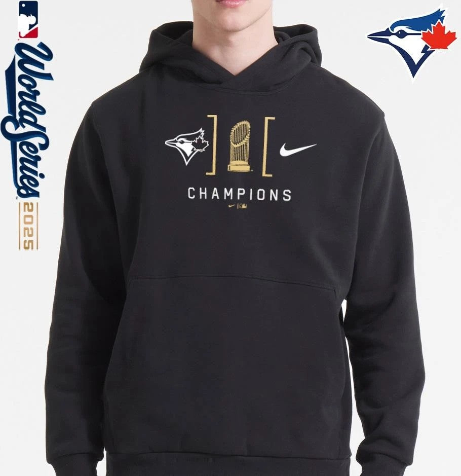 Toronto Blue Jays 2025 World Series Champions Lockup T-Shirt