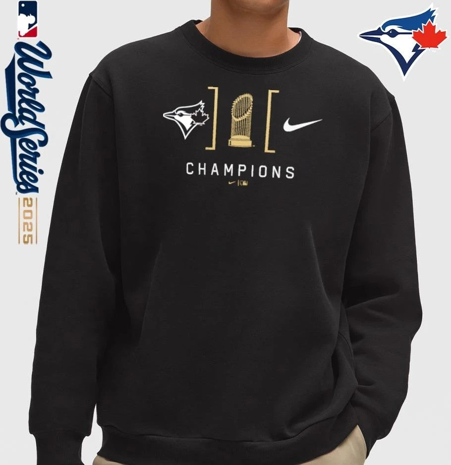 Toronto Blue Jays 2025 World Series Champions Lockup T-Shirt
