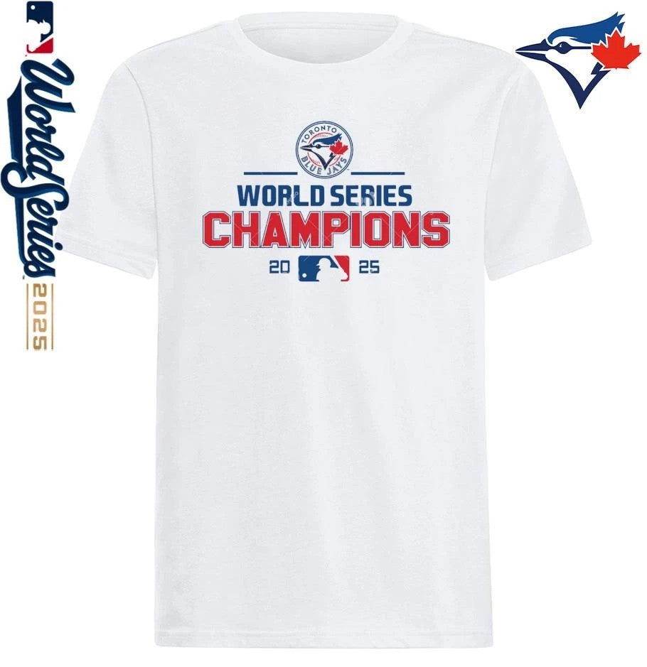 Toronto Blue Jays 2025 World Series Champions Official Logo T-Shirt