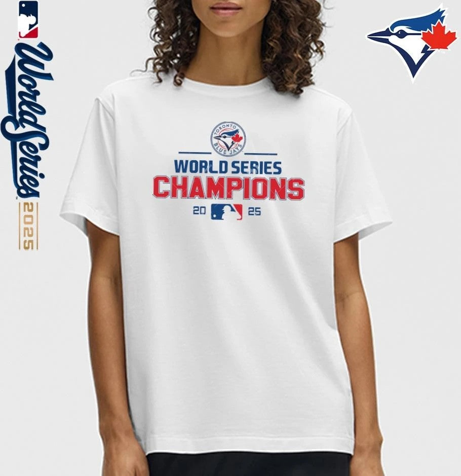 Toronto Blue Jays 2025 World Series Champions Official Logo T-Shirt