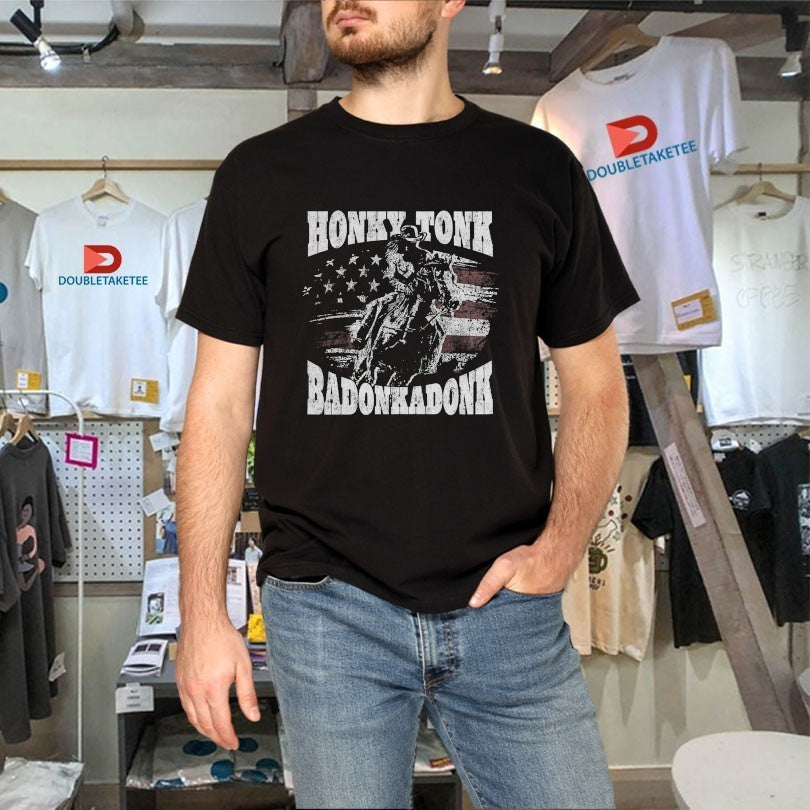Trace Adkins Honky Tonk Badonkadonk Horse American Flag Shirts