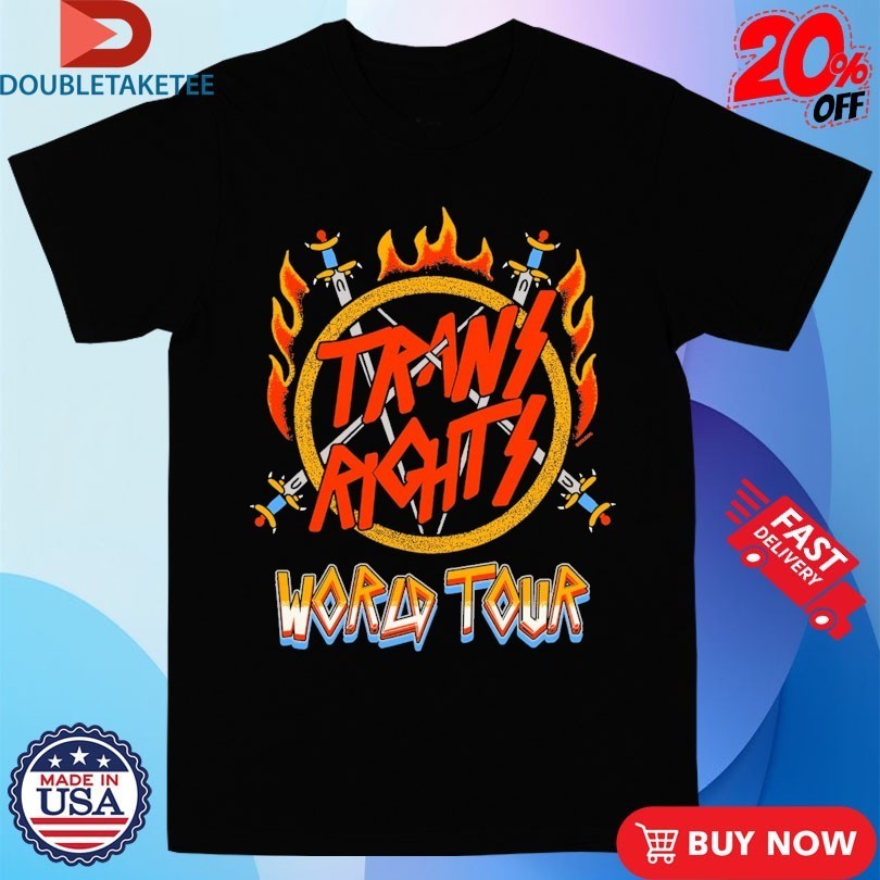 Trans Rights World Tour Swords Shirts