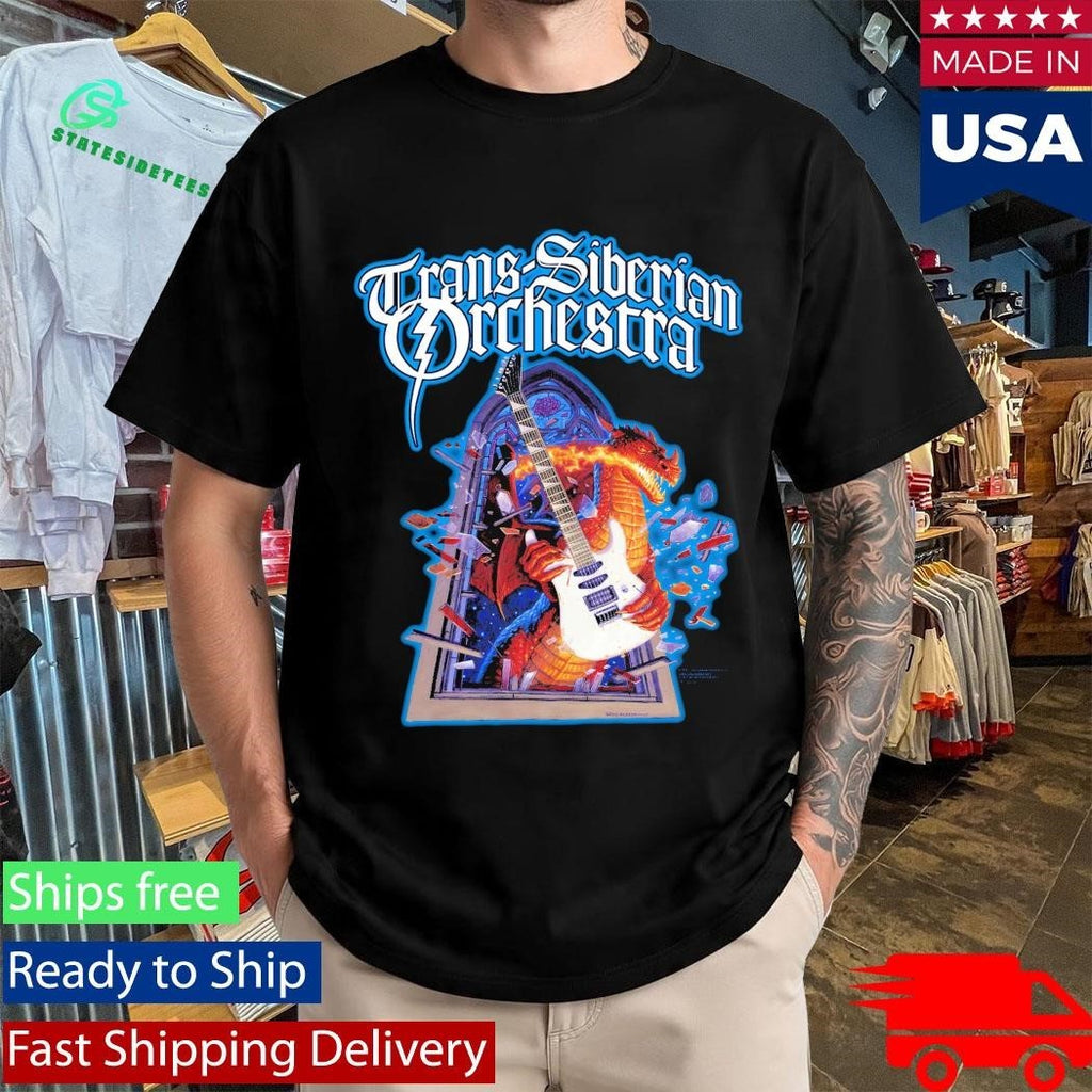 Trans-Siberian Orchestra Dragon Guitar 2025 Itin Shirt