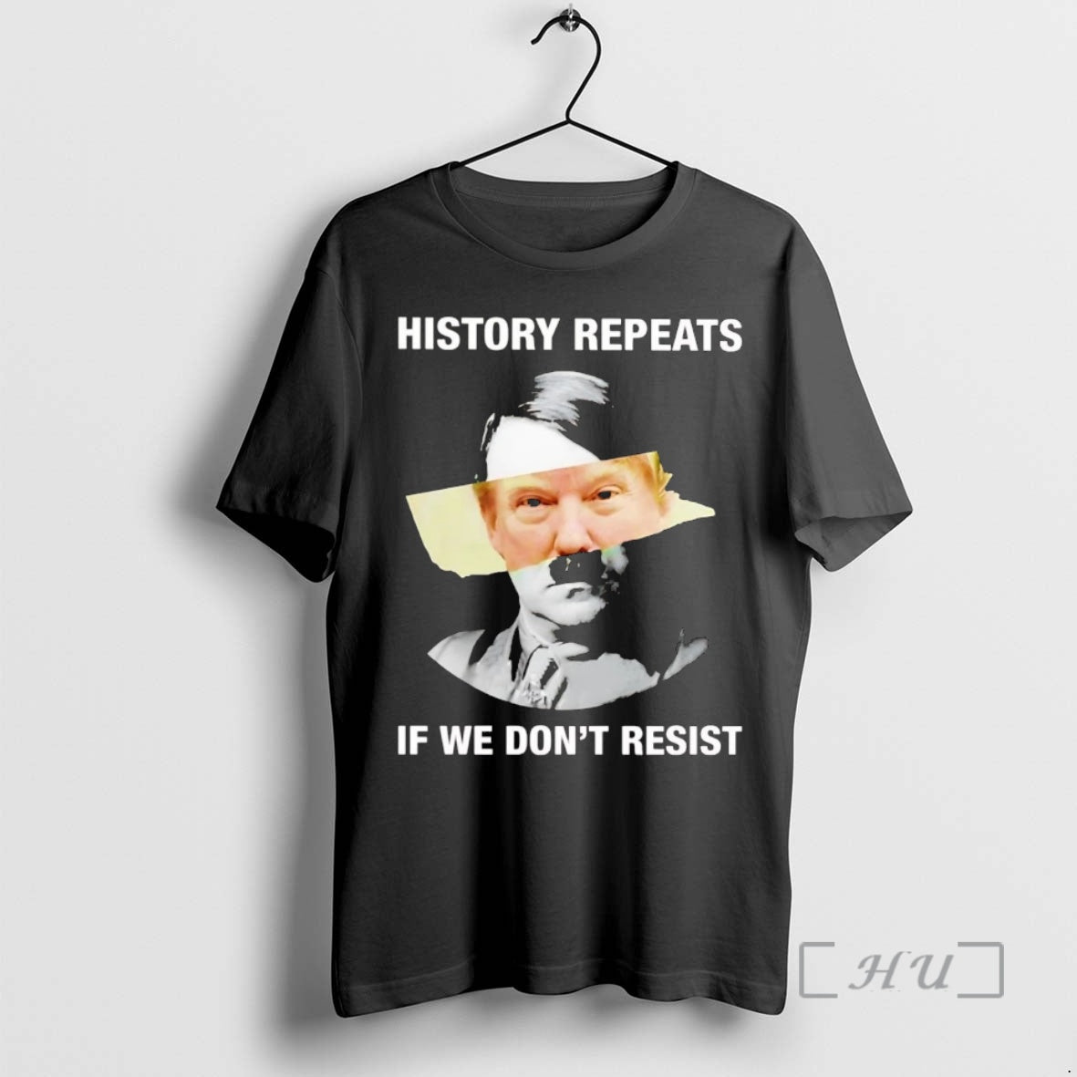 Trending Adolf Trump History Repeats If We Dont Resist T-Shirts, Hoodie, Sweatshirt | InkNestWear.com