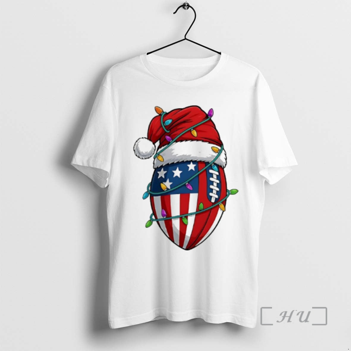 Trending American Flag Football Light Christmas Hat T-Shirts, Hoodie, Sweatshirt | InkNestWear.com