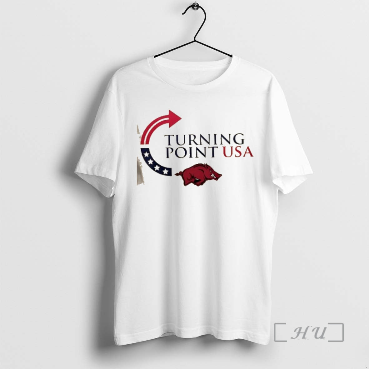Trending Arkansas Razorbacks X Freedom Turning Point Usa Charlie Kirk 2 Sided Premium T Shirts Hoodie, Sweatshirt