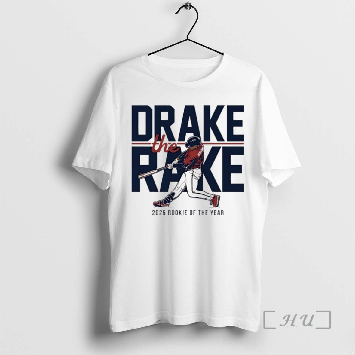 Trending Atlanta S Drake Baldwin The Rake 2025 Rookie Of The Year Premium T Shirts Hoodie, Sweatshirt | InkNestWear.com