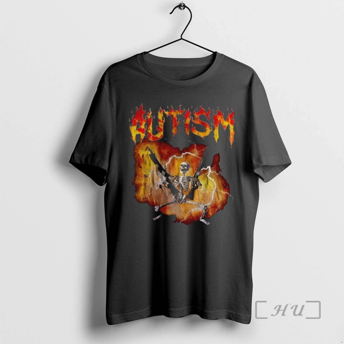 Trending Autistic Funny Skeleton Edgy Meme Graphic T-Shirts, Hoodie, Sweatshirt | InkNestWear.com