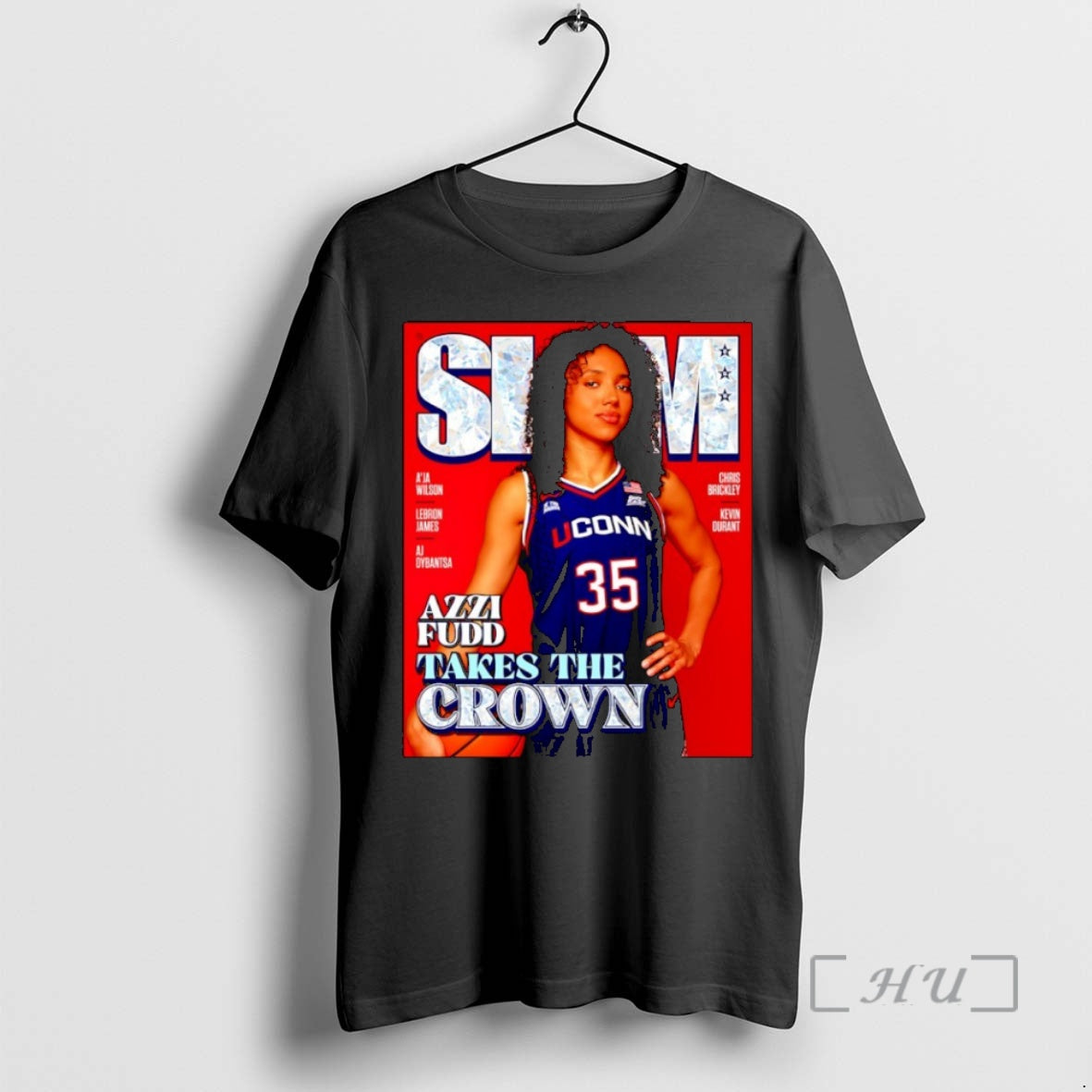 Trending Azzi Fudd Uconn Huskies Wnba Takes The Crown 2025 Final Four Mop Slam Premium T-Shirts, Hoodie, Sweatshirt