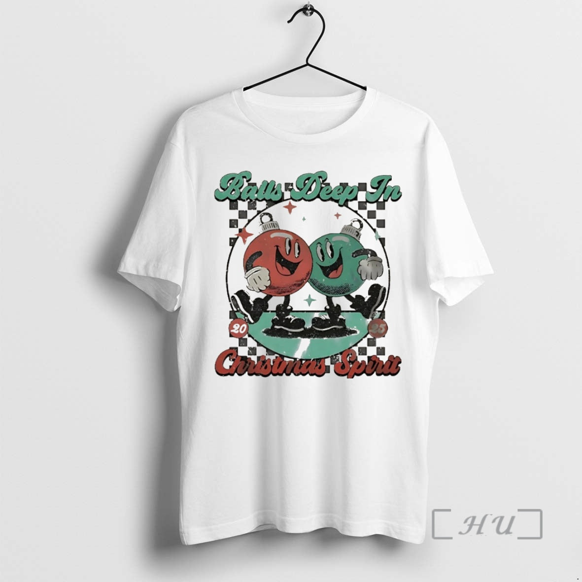 Trending Balls Deep In Christmas Spirit Vintage Christmas T-Shirts, Hoodie, Sweatshirt | InkNestWear.com