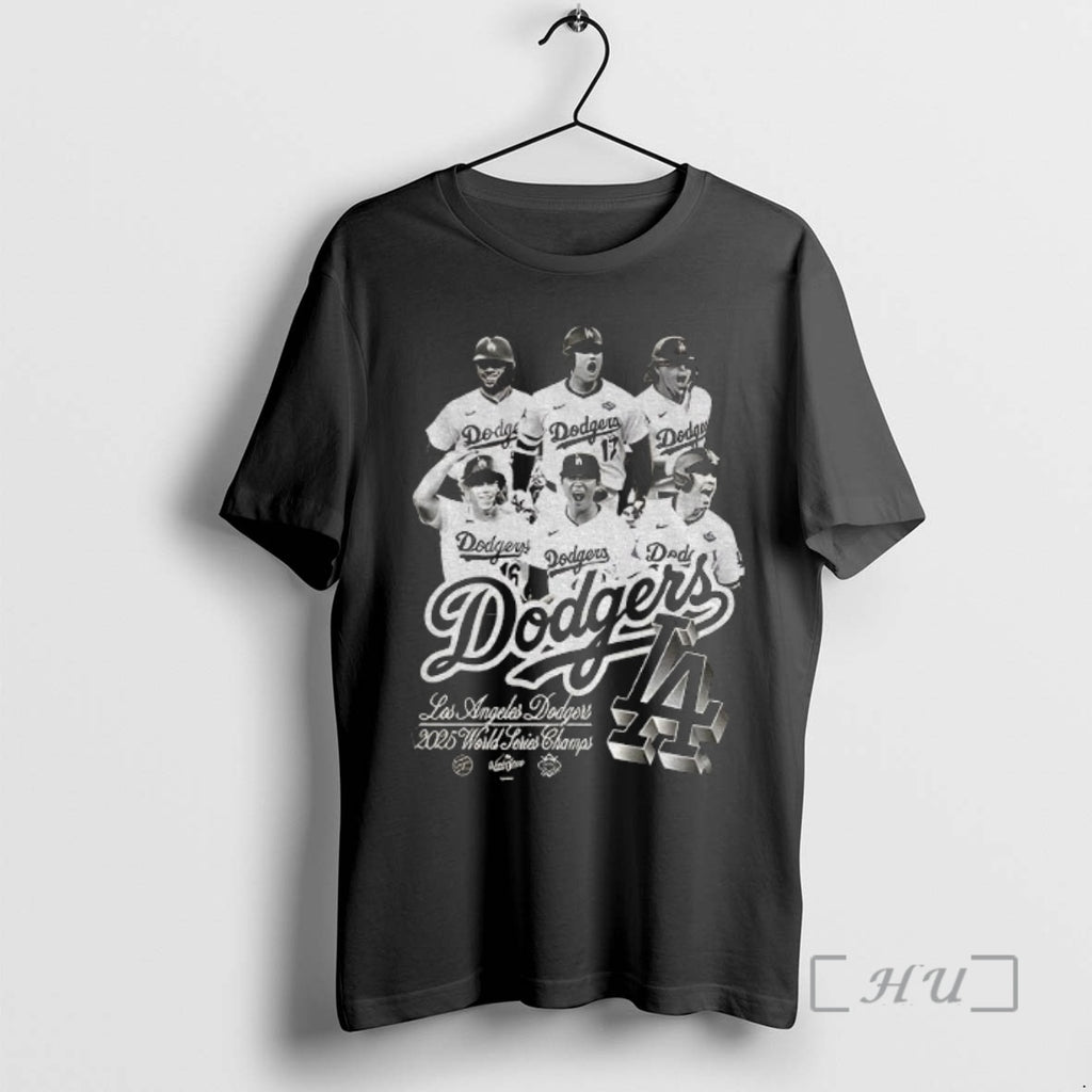 Trending Big Six Legend Los Angeles Dodgers 2025 World Series Champs Vintage Premium T Shirts Hoodie, Sweatshirt