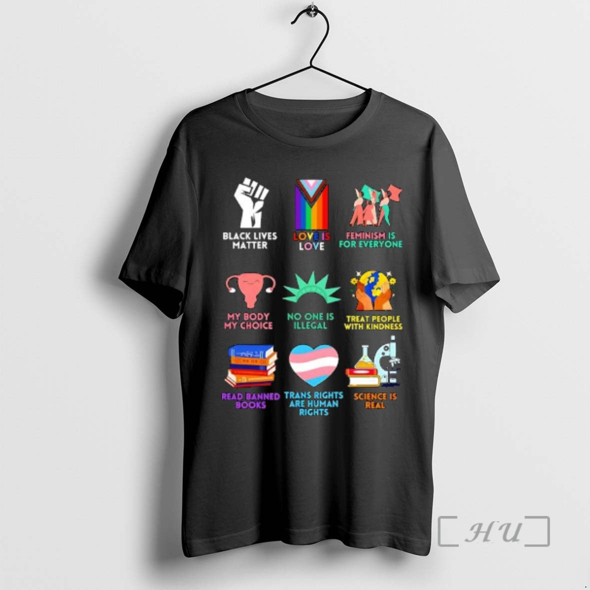 Trending Black Lives Matter Love Is Love Feminism Is For Everyone My Body My Choice T-Shirts, Hoodie, Sweatshirt