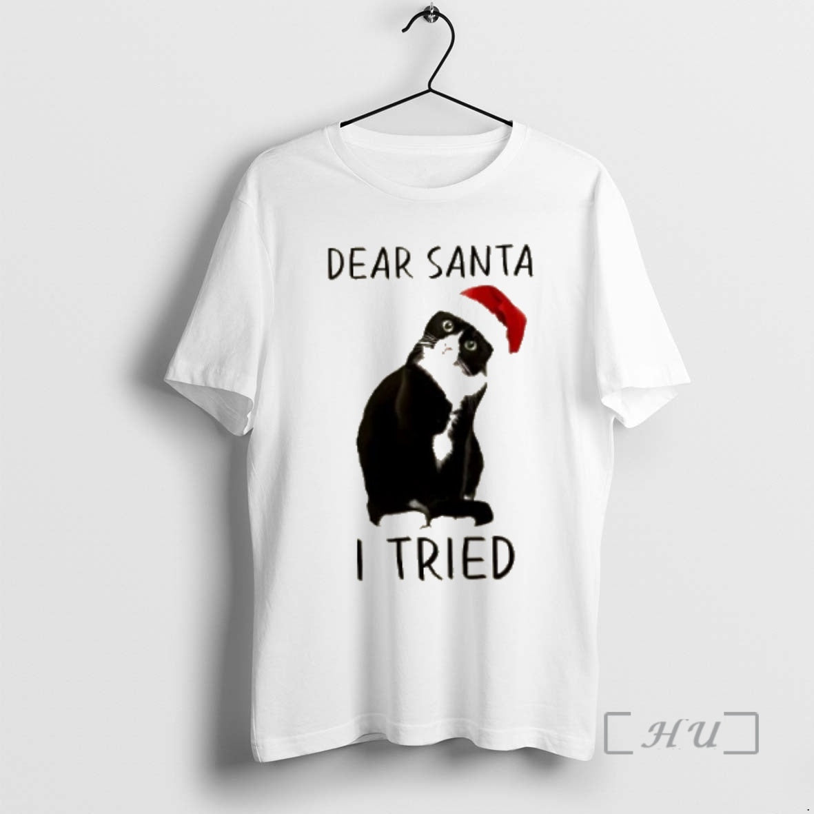Trending Black Cat Dear Santa I Tried Christmas T-Shirts, Hoodie, Sweatshirt | InkNestWear.com