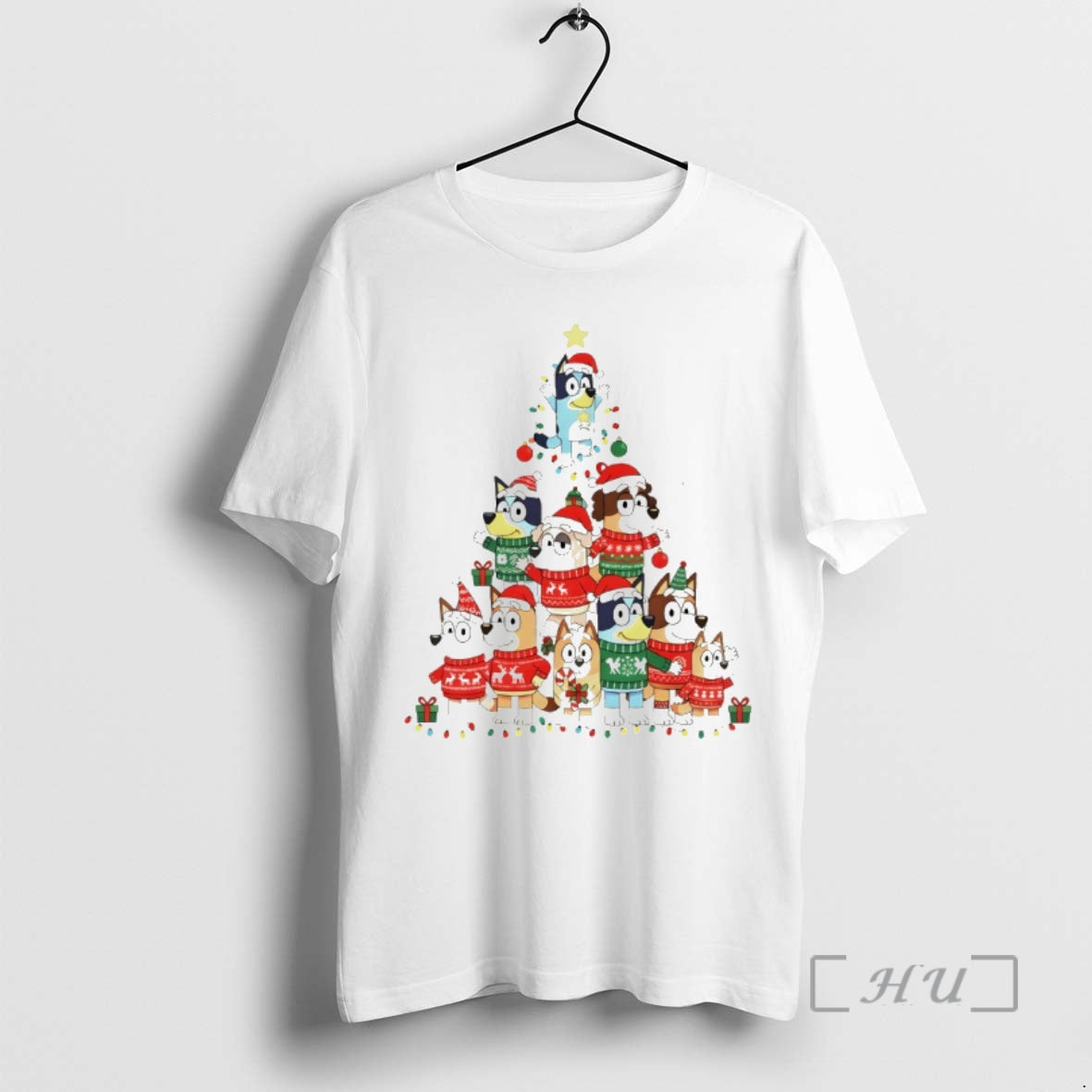 Trending Bluey Family Christmas Tree T-Shirts, Hoodie, Sweatshirt | InkNestWear.com