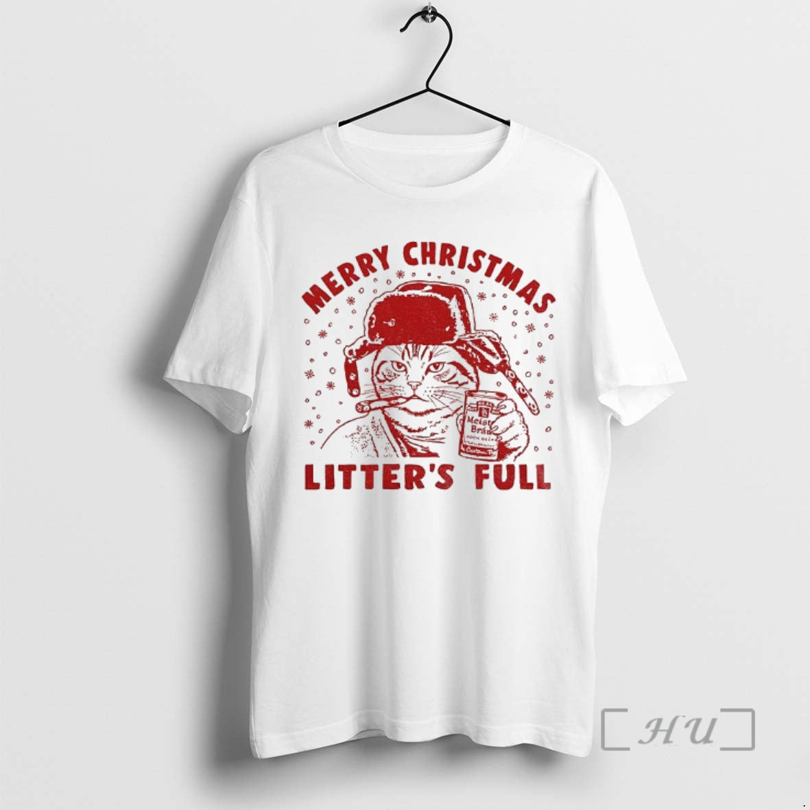 Trending Cat Litters Full Smoking Merry Christmas T-Shirts, Hoodie, Sweatshirt | InkNestWear.com
