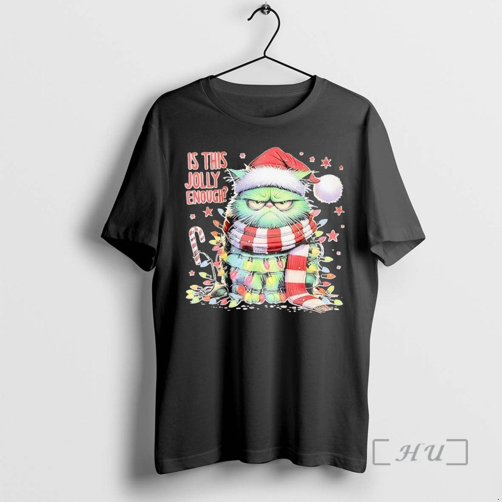 Trending Cat Is This Jolly Enough Christmas T-Shirts, Hoodie, Sweatshirt | InkNestWear.com