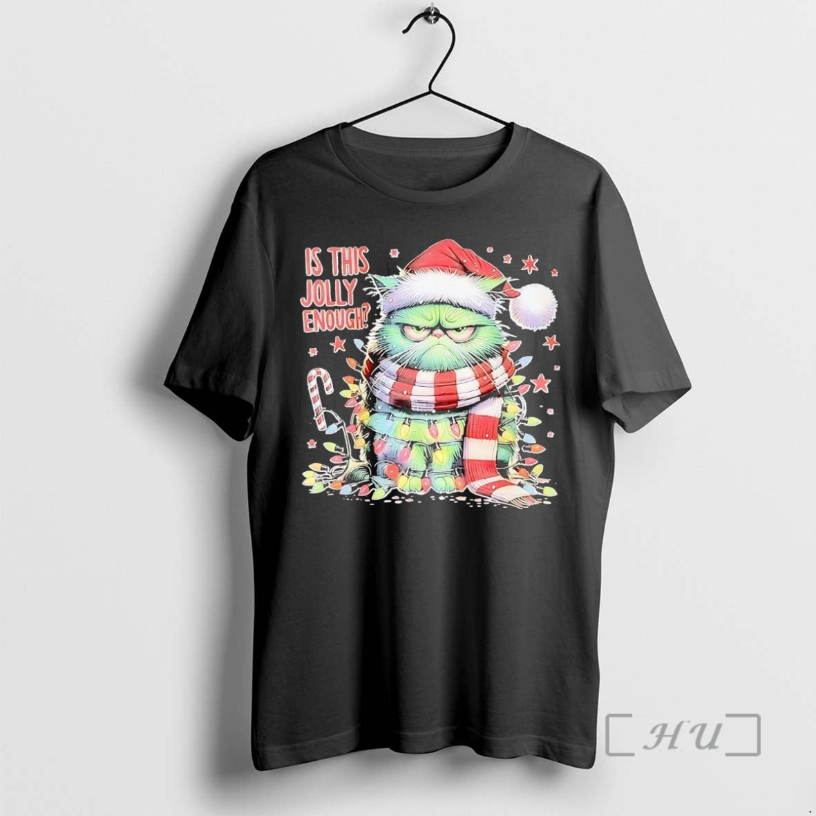 Trending Cat Is This Jolly Enough Christmas T-Shirts, Hoodie, Sweatshirt | InkNestWear.com