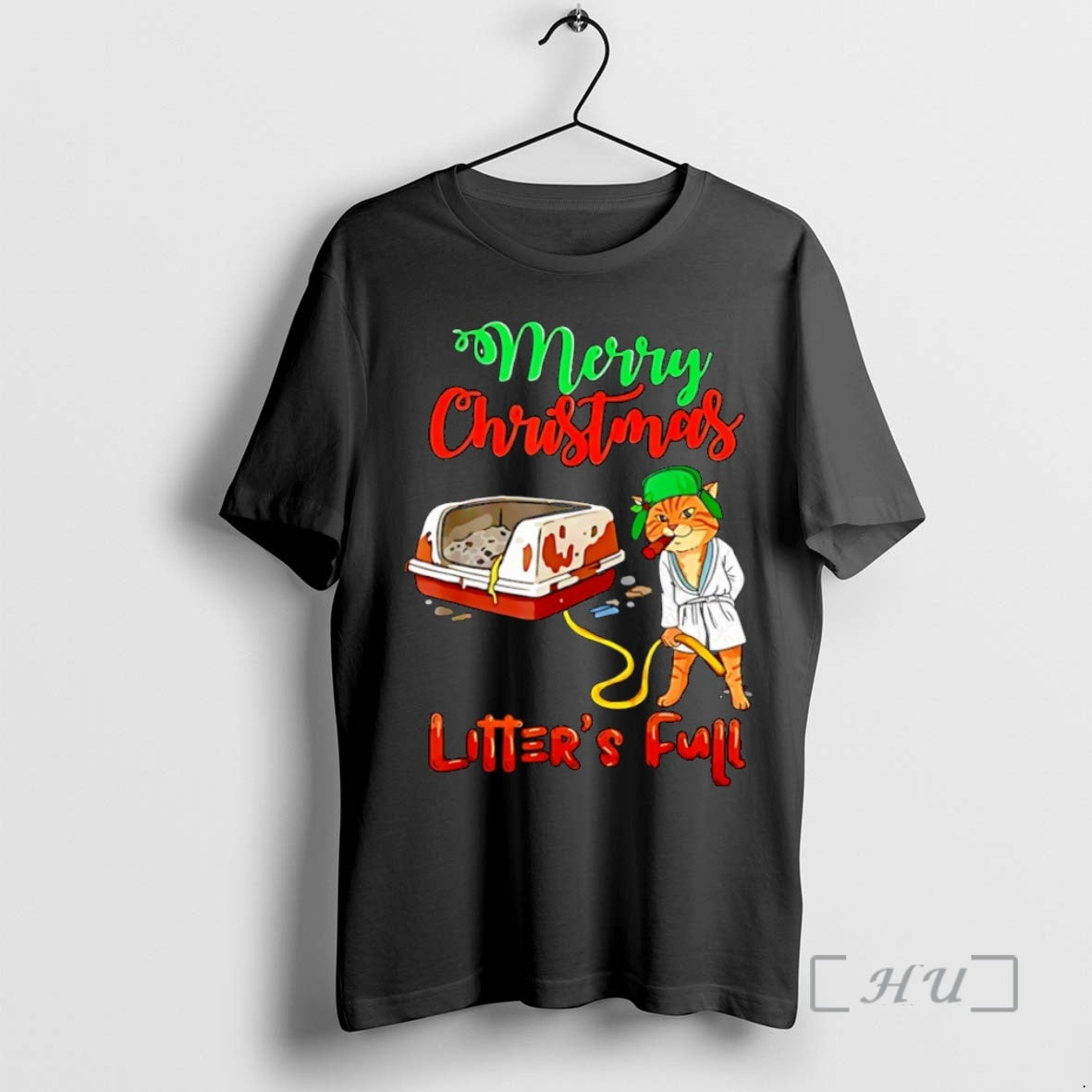 Trending Cat Litters Full Merry Christmas T-Shirts, Hoodie, Sweatshirt | InkNestWear.com
